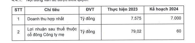 Trích báo cáo tài chính hợp nhất của Rincons