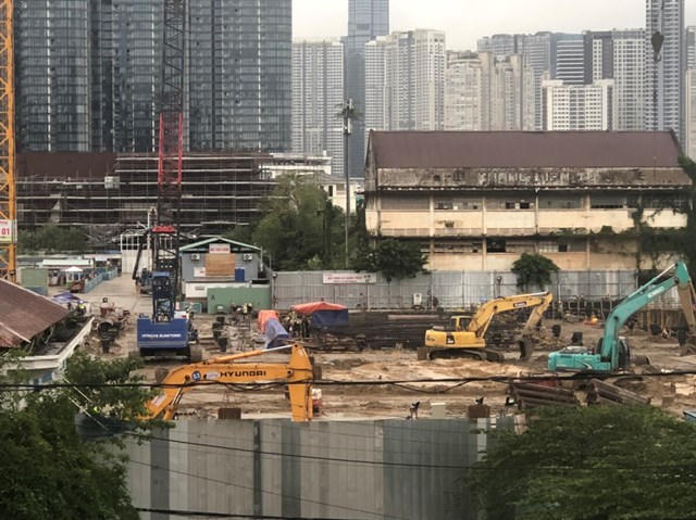 Masterise Homes Ba Son đang trong giai đoạn thi c&ocirc;ng m&oacute;ng.