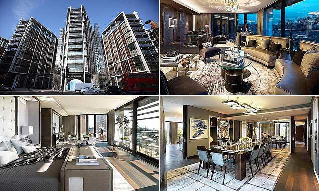 Nội thất sang trọng bên trong căn hộ đắt nhất nước Anh. (Nguồn: Daily Mail)