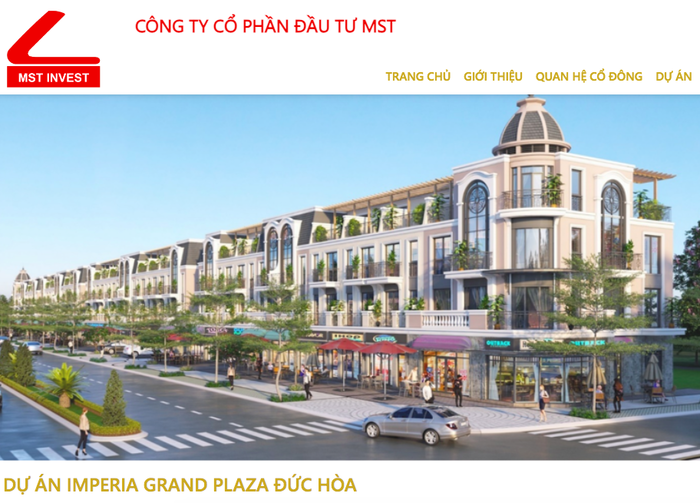 Dự án MST hơn tác đầu tư với Công ty cổ phần Terra Gold Việt Nam