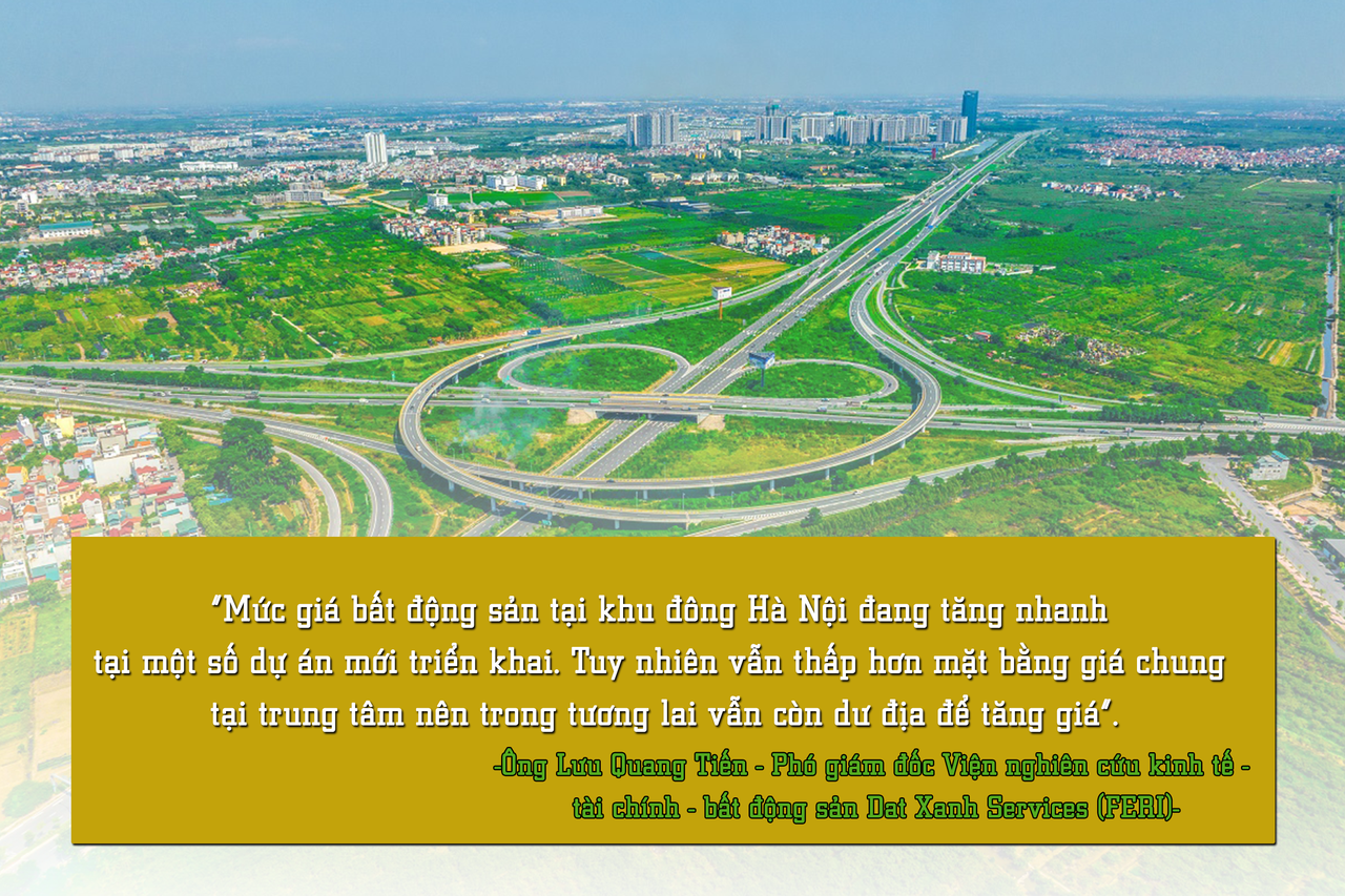 Giải mã “sức hút” từ thị trường bất động sản phía Đông và phía Tây Hà Nội