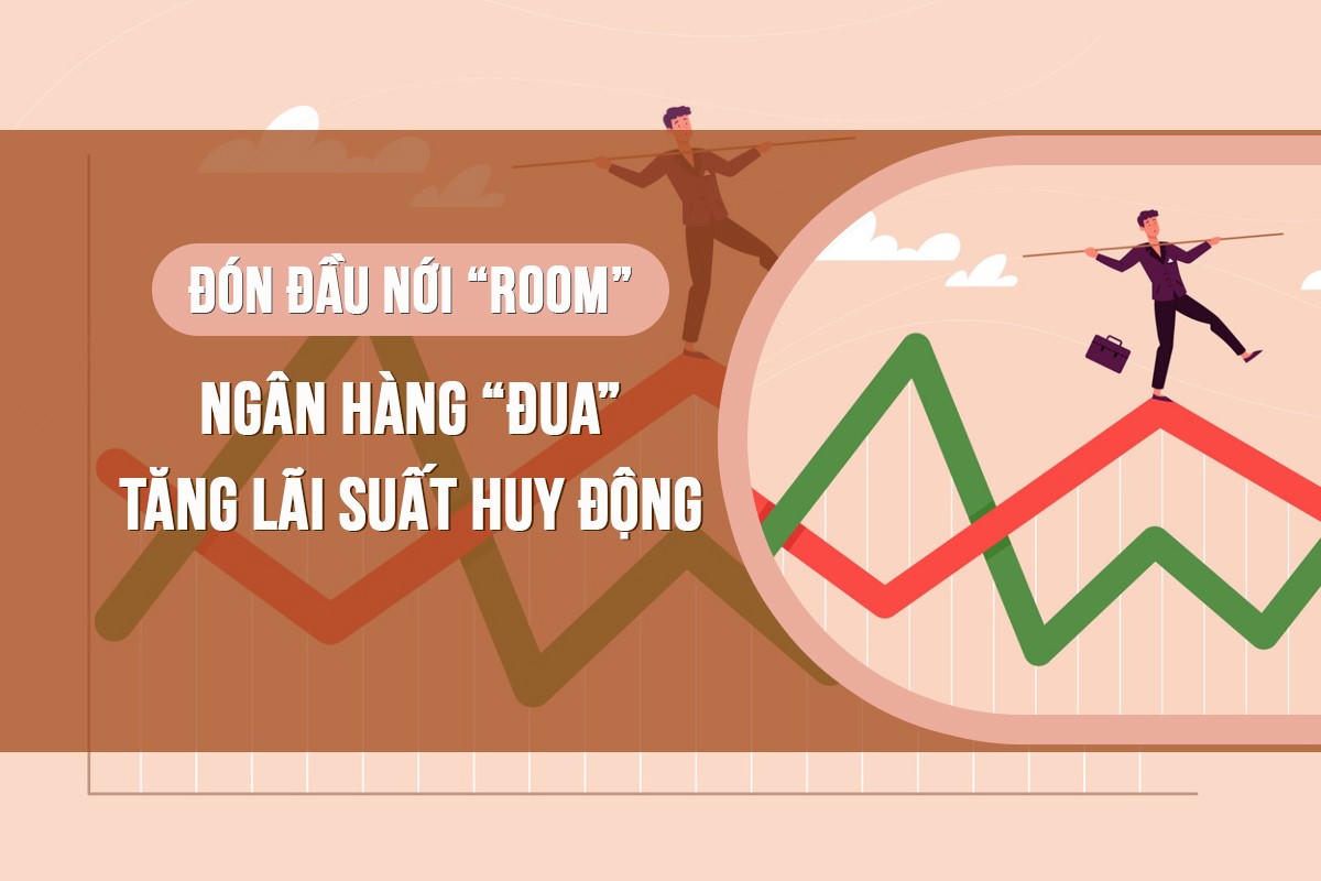 Đón đầu nới “room”, ngân hàng “đua” tăng lãi suất huy động