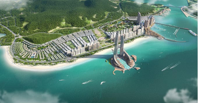Quần thể đô thị nghỉ dưỡng Sun Elite City quy mô 324 ha. (Ảnh: Sun Property)
