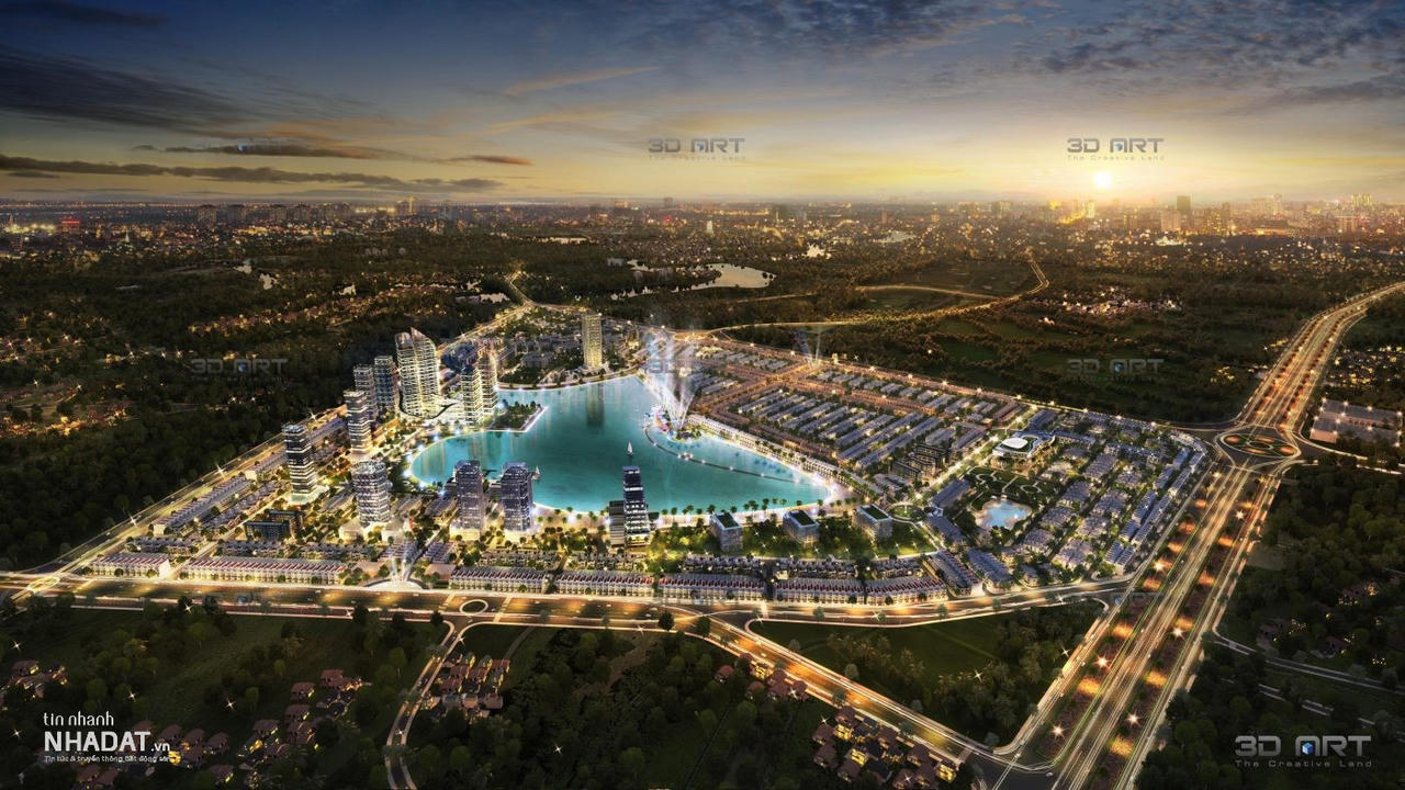 Phối cảnh dự án Khu đô thị mới TMS Land Đầm Cói. &nbsp;