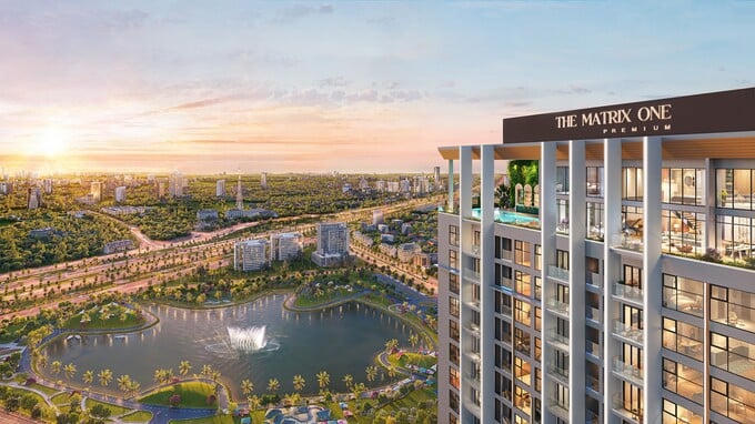The Matrix One Premium ở hữu vị trí độc tôn kế cận công viên 14ha xanh mát