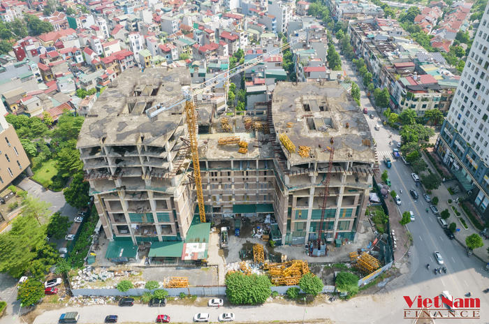 Tòa nhà hỗn hợp văn phòng - căn hộ chung cư cao cấp Hanoi Time Tower (Ảnh: Tùng Đoàn)