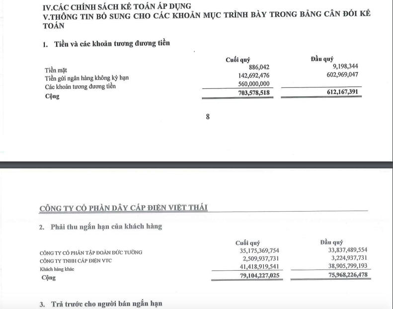 Dây cáp điện Việt Thái chỉ có hơn 886 nghìn đồng tiền mặt &nbsp;