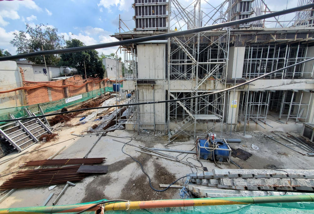 &nbsp;Dự án không phép của Cường "đô la" xây dựng đến tầng 3. &nbsp;