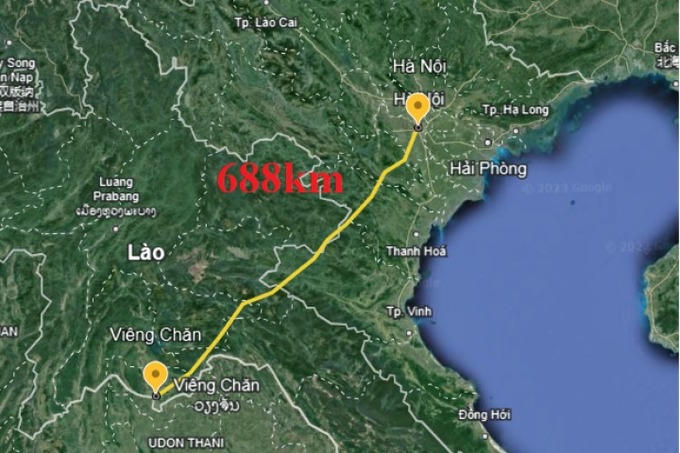 Dự kiến cao tốc Hà Nội - Viêng Chăn có tổng chiều dài là 688km. Ảnh minh họa &nbsp;