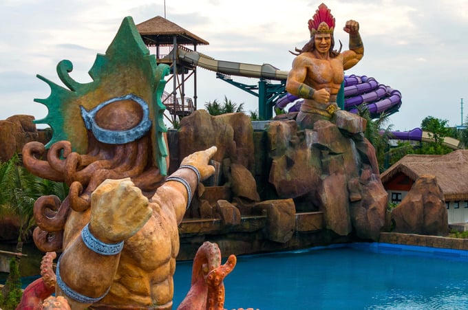 Công viên nước được kỳ vọng sẽ là không gian vui chơi mới cho người dân Sầm Sơn và các du khách. Ảnh: Internet