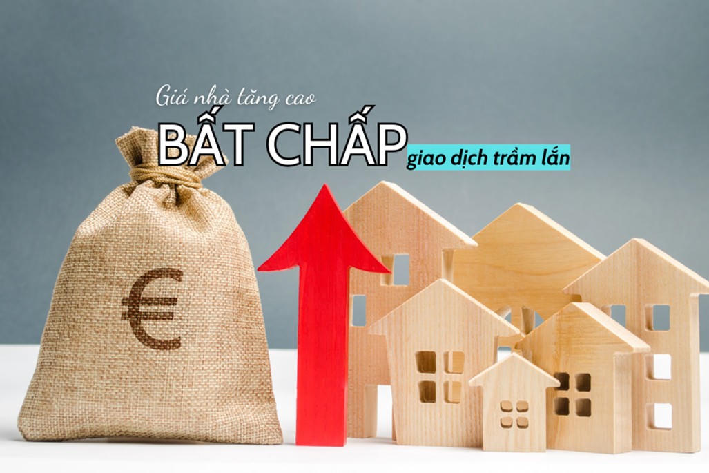 Giá nhà tăng bất chấp giao dịch trầm lắng