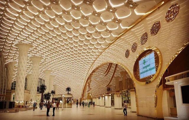 Sân bay Ashgabat lập kỷ lục thế giới Guinness cho hình ảnh trang trí lớn nhất thế giới trên nóc nhà ga hành khách chính