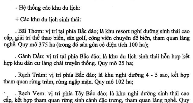Phú Quốc: Nhiều vấn đề không bình thường tại dự án Khu du lịch sinh thái và dân cư Rạch Tràm 