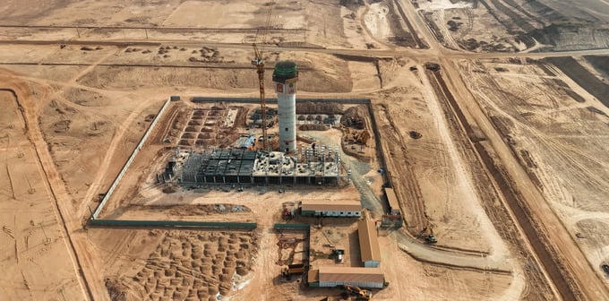 Tháp không lưu - "bộ não" của sân bay quốc tế Long Thanh sắp hoàn thiện. Ảnh: Internet &nbsp;