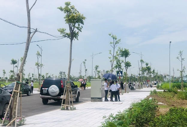 Dự án Tiền Hải Center City thu hút rất nhiều nhà đầu tư đến tìm hiểu trực tiếp. &nbsp;