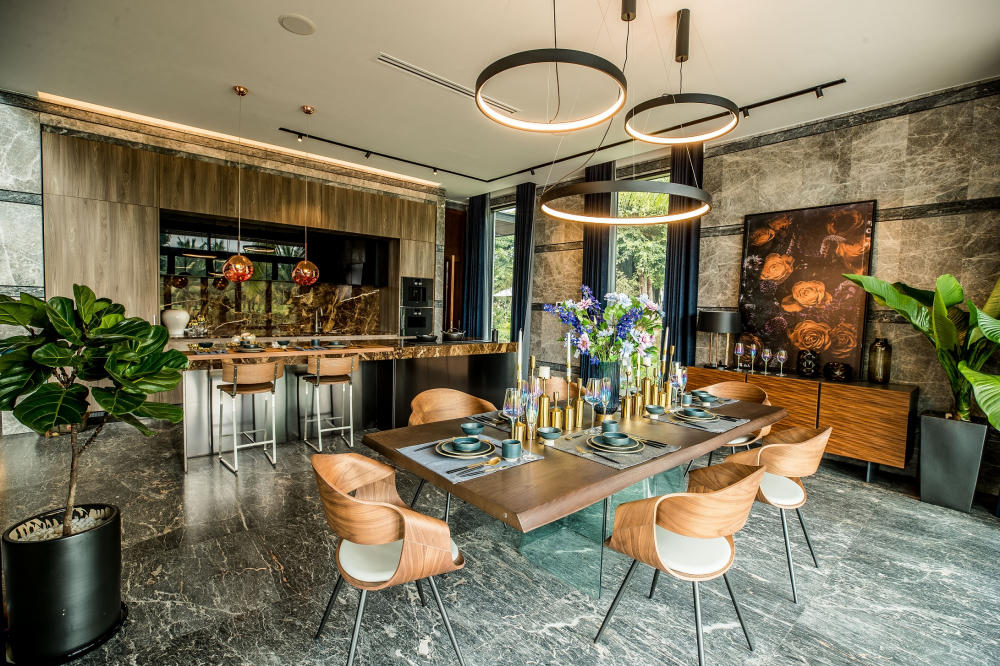 
&nbsp;Khu bếp sang trọng trị giá tiền tỉ tại biệt thự Ecopark Grand – The Island
