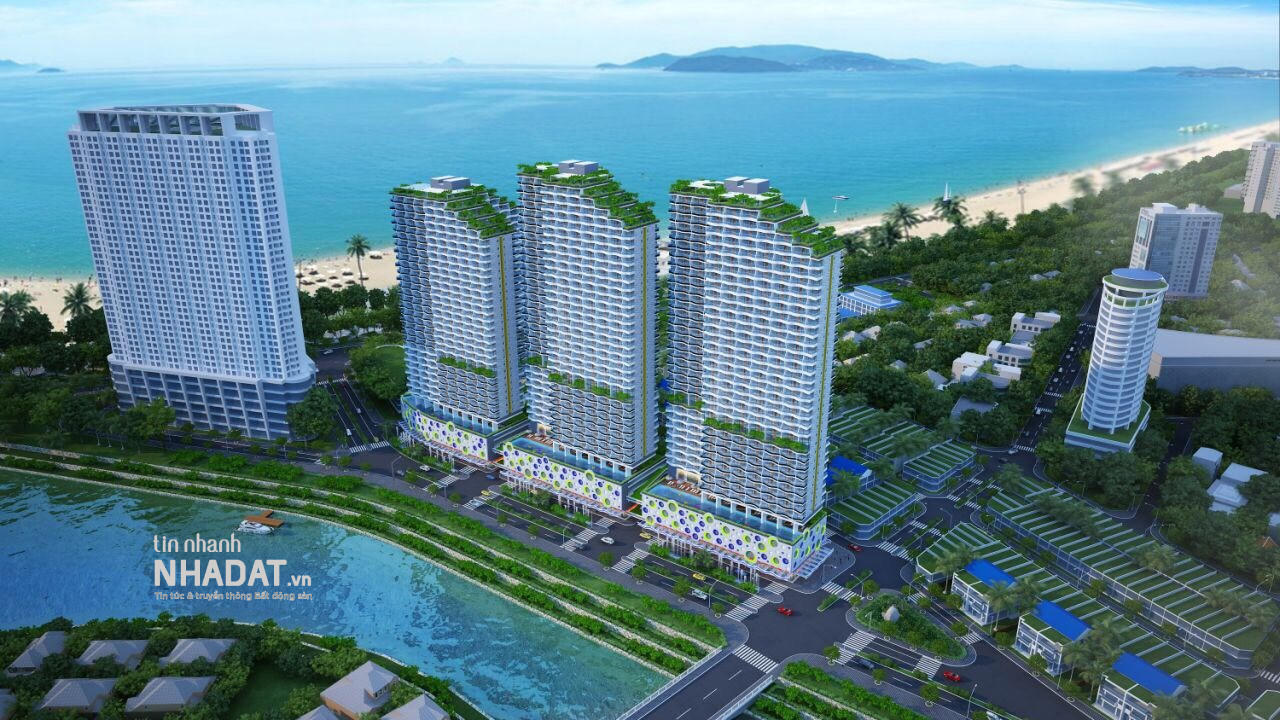 Phối cảnh Khu dân cư Cồn Tân Lập (TP Nha Trang). &nbsp;