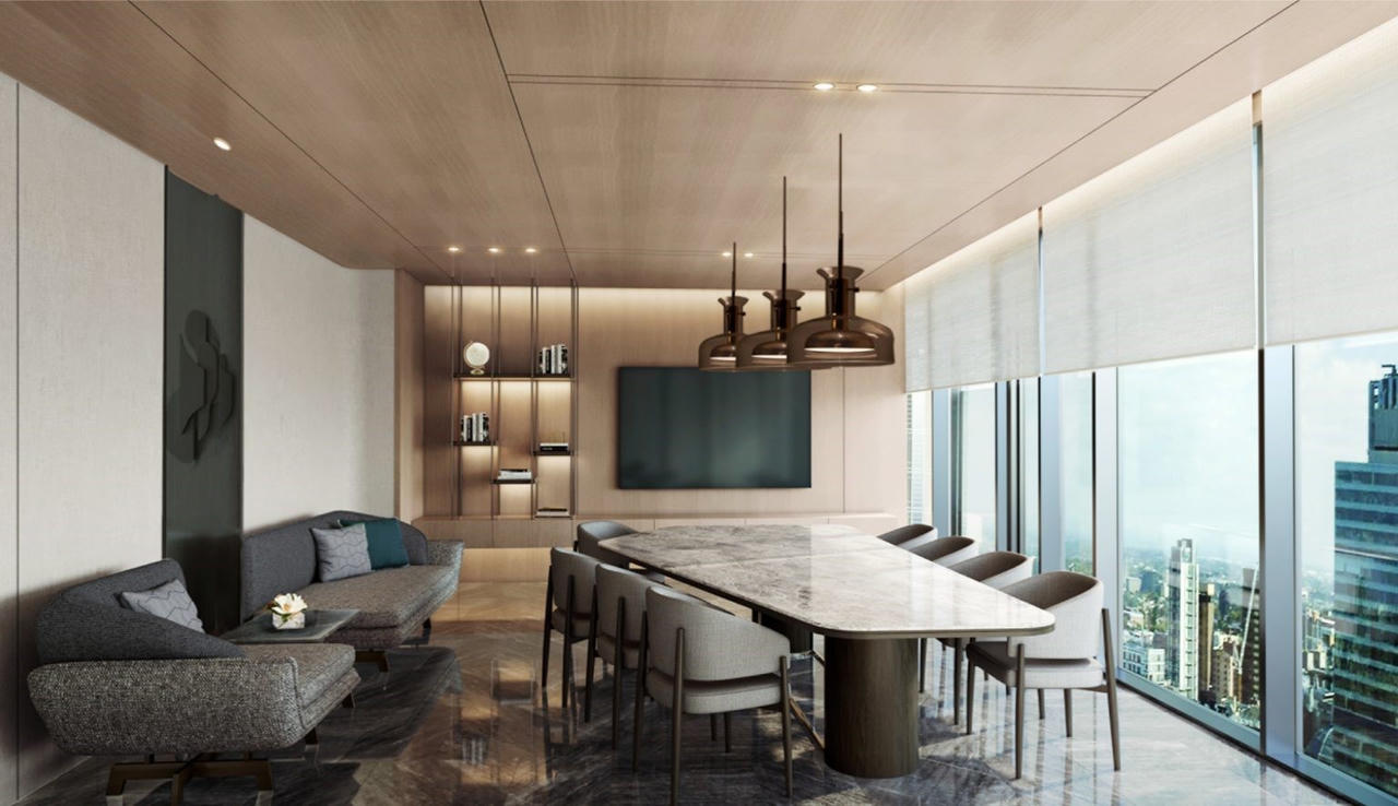 Phối cảnh Boardroom tại tòa Lake. Ảnh: Masterise Homes &nbsp;