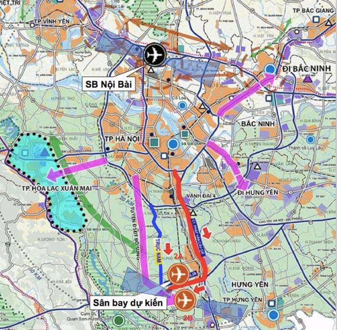 Hiện trạng khu đất được đề xuất xây dựng sân bay thứ 2 của Hà Nội ra sao?