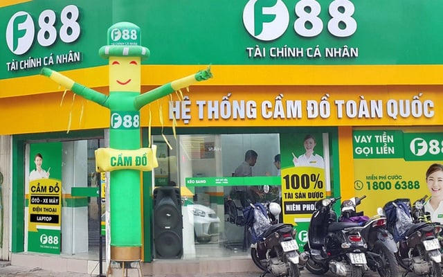 F88 nhận cầm cố 1,8 triệu ôtô và xe máy