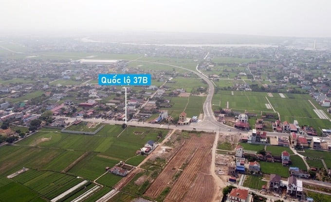 Dự án có điểm kết thúc ở Quốc Lộ 37. Ảnh: Hạ Vũ &nbsp;