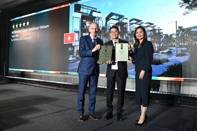 SonKim Land tiếp tục được vinh danh với 5 giải thưởng nổi bật tại Asia Pacific Property Awards 2025 (Giải thưởng Bất động sản Châu Á - Thái Bình Dương) do Tập đoàn Property Guru tổ chức tại Bangkok, Thái Lan.
