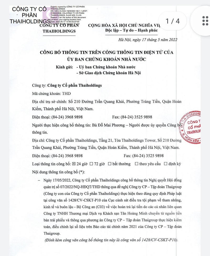 Bầu Thụy hoàn trả lại cho Tân Hoàng Minh 840 tỷ đồng tiền mua lô "đất vàng" 11A Cát Linh