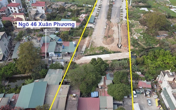 Đường rộng 40m hướng đến KĐT Xuân Phương vẫn dang dở sau nhiều năm xây dựng
