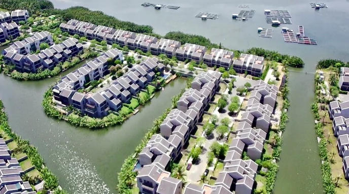 Một dự án bất động sản của Đạt Phương ở Quảng Nam. Ảnh: Phước Nguyên