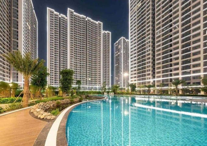 Thị trường chung cư Hà Nội sôi động ngay trong những tháng đầu năm 2024. Ảnh: Internet