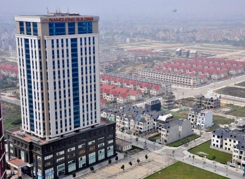 Tòa nhà Nam Cường tại KĐM Dương Nội (Hà Đông). &nbsp;