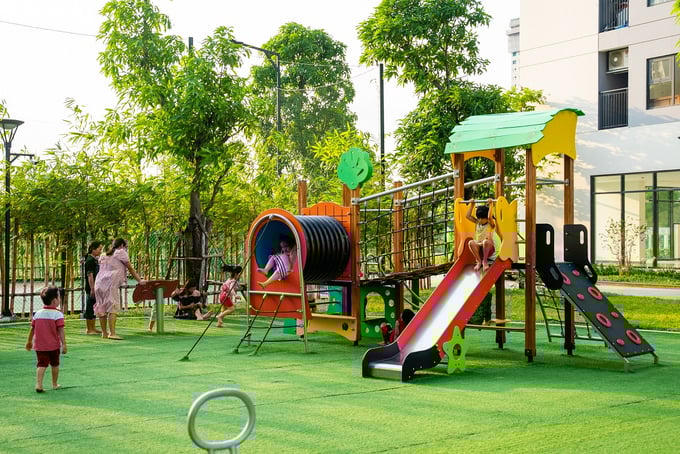Các cư dân nhí tại Vinhomes Grand Park được thỏa thích phát triển cả thể chất lẫn tinh thần nhờ môi trường xanh, văn minh và đủ đầy tiện ích