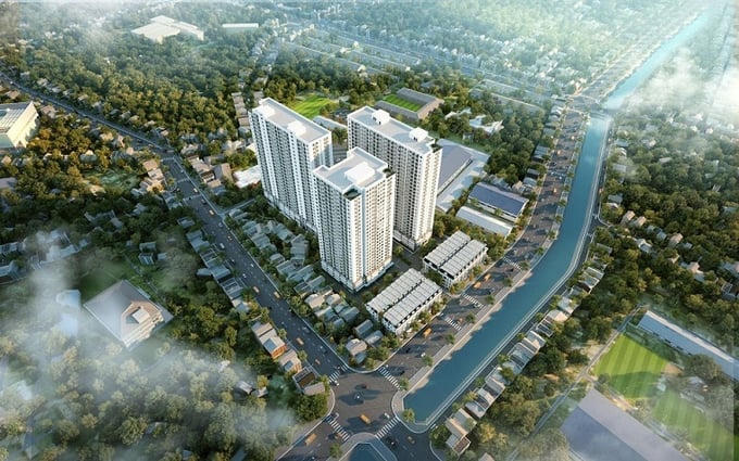 Hải Phòng được đánh giá là một trong những địa phương đi đầu cả nước về phát triển các dự án nhà ở xã hội. Ảnh: Internet &nbsp;