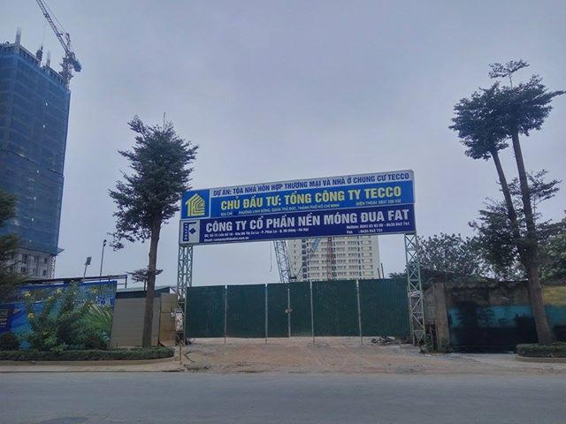 Dự án tòa nhà hỗn hợp thương mại và nhà ở chung cư Tecco chưa có giấy phép xây dựng, vì sao lại liều lĩnh?