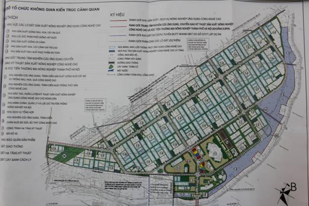 Quy hoạch 75ha Khu nông nghiệp công nghệ cao ở Hà Nội