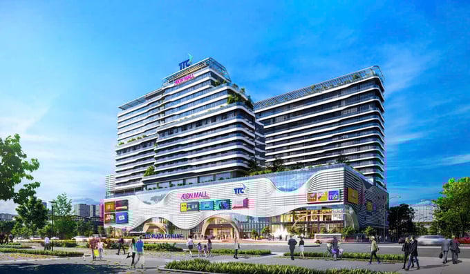 Toàn cảnh dự án TTC Plaza Đà Nẵng 122.000 m2 vừa được cất nóc
