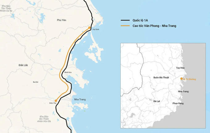 Cao tốc Vân Phong - Nha Trang &nbsp;