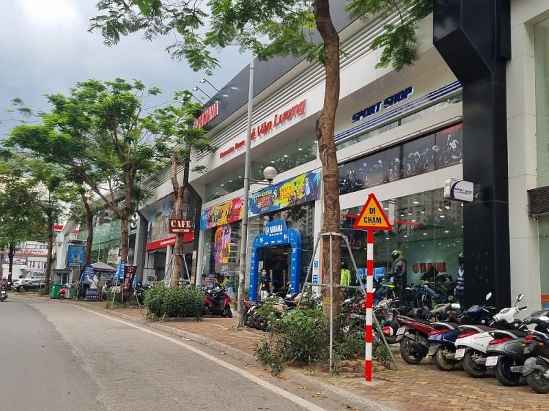 Công ty TNHH Du lịch và thương mại Sông Hồng chia nhỏ diện tích thành nhiều ô đất để cho thuê, sử dụng sai mục đích (Ảnh: Báo Xây dựng)