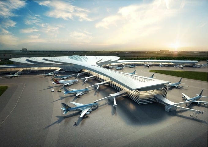 Dự kiến chuyến bay thương mại đầu tiên của sân bay Long Thành sẽ được khai thác vào ngày 2/9/2026. Ảnh: ACV