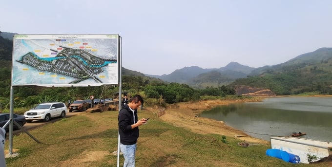 Khu vực quy hoạch điểm tái định cư dự án hồ Khả, xã Quý Hòa (Lạc Sơn) &nbsp;