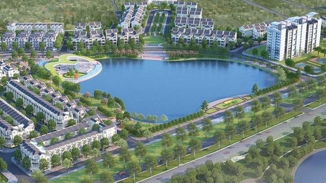 Phối cảnh dự án khu nhà ở Dabaco Lạc Vệ tại huyện Tiên Du đang vào diện thanh tra. &nbsp;