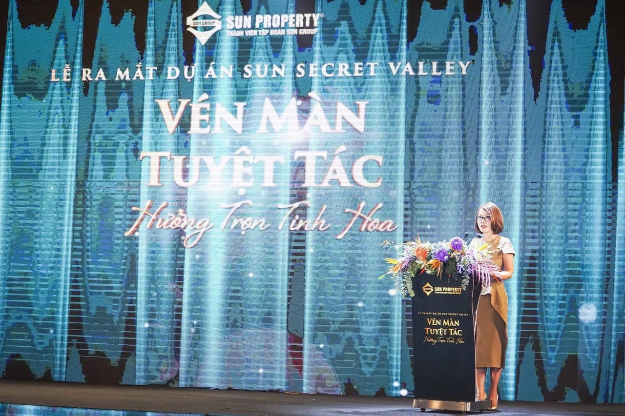 Bà Nguyễn Ngọc Thúy Linh_TGD Sun Property chia sẻ về Sun Secret Valley &nbsp;