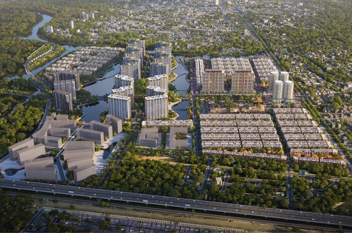 Phối cảnh dự án Khu đô thị Sài Gòn Bình An. &nbsp;