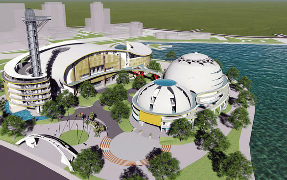 Phối cảnh Cung Thiếu nhi Hà Nội mới. &nbsp;