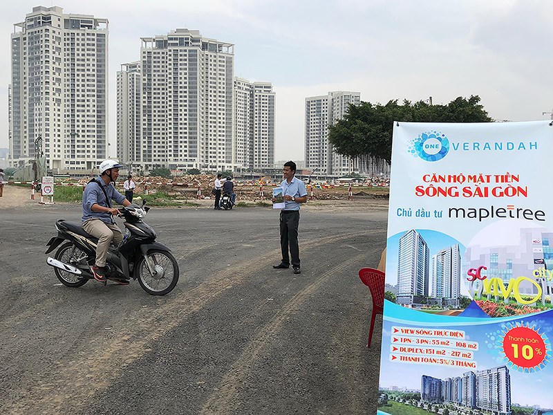 Cầu vừa thông, giá đất đảo Kim Cương đã nóng