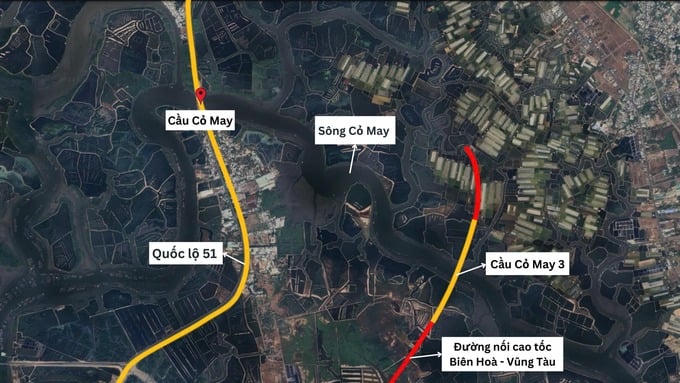 Cầu Cỏ May 3 – Cầu nối thuận tiện cho Bà Rịa – Vũng Tàu. Ảnh: Người đưa tin &nbsp;