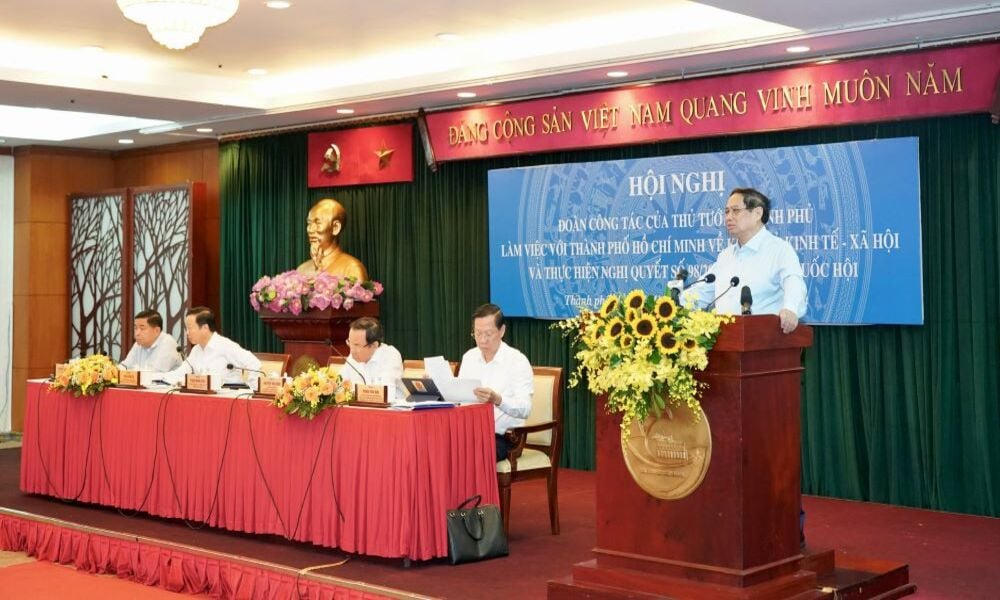 Đoàn công tác của Thủ tướng Chính phủ làm việc với TP. HCM&nbsp;