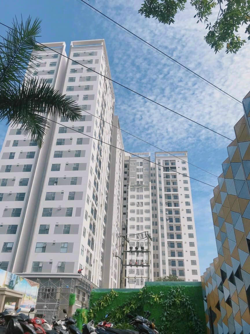 Dự án Happy One Bình Dương đã hoàn thiện mặt ngoài, chờ hoàn thiện bên trong để sớm bàn giao cho khách hàng &nbsp;