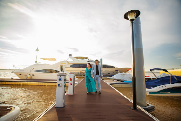 Bến du thuyền đẳng cấp thuộc tổ hợp quảng trường- bến du thuyền Aqua Marina tại Aqua City &nbsp;