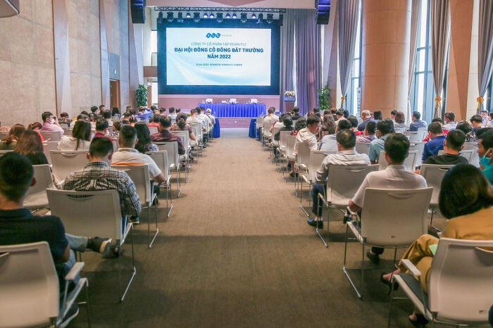Cổ đông FLC tham dự ĐHĐCĐ sáng nay